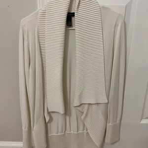 Cream color cardigan- size M- INC